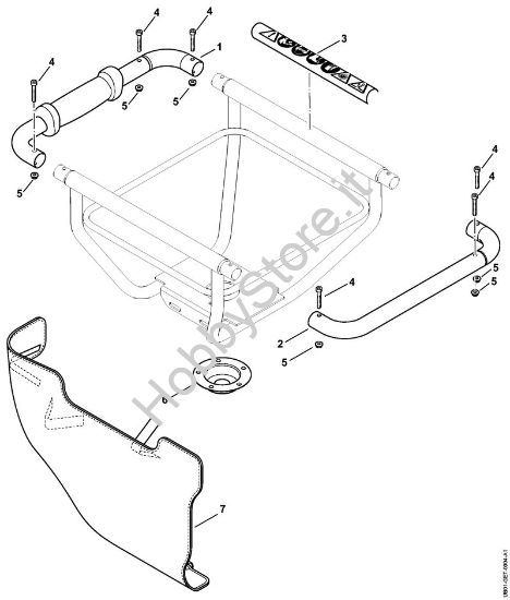 Manico tubolare BT 230 BT 230 brand Stihl